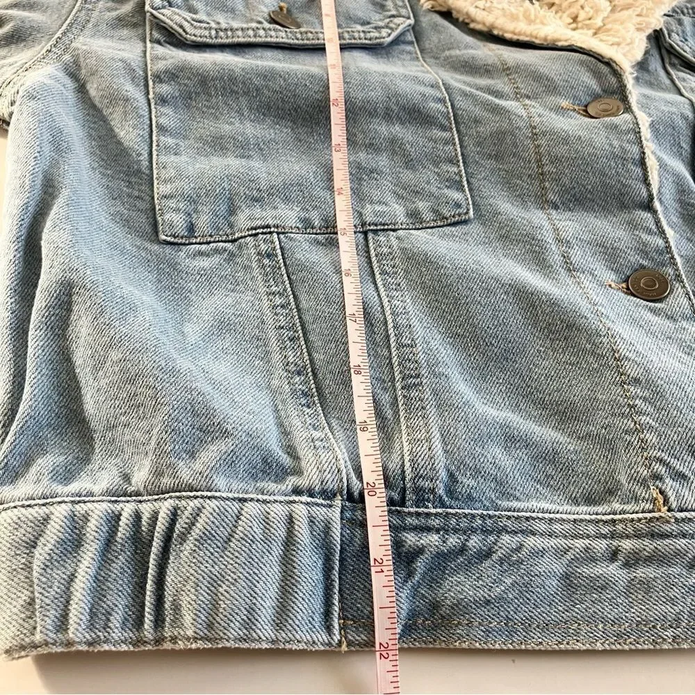 Mavi Gold Denim Sherpa Hooded Jacket* - Picture 10 of 11